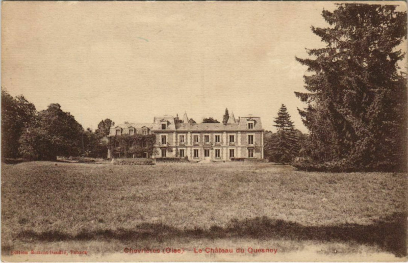 Carte postale ancienne Chevrieres - Le Chateau du Quesnoy à Chevrières
