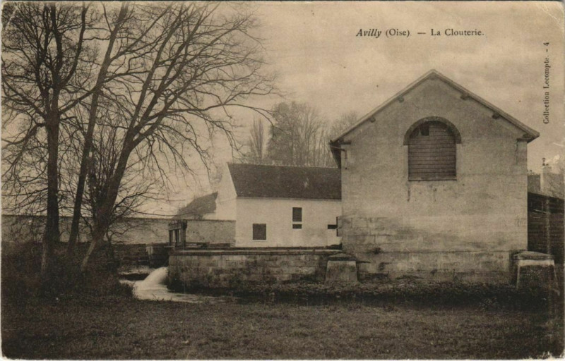 Carte postale ancienne Avilly - La Clouterie