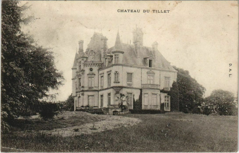 Carte postale ancienne Chateau Du Tillet