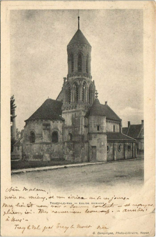 Carte postale ancienne Compiegne Photo-Libraire Noyon à Compiègne