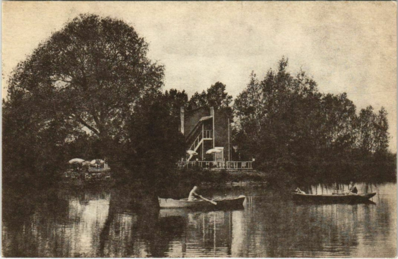 Carte postale ancienne Auberge Des Buissonnets