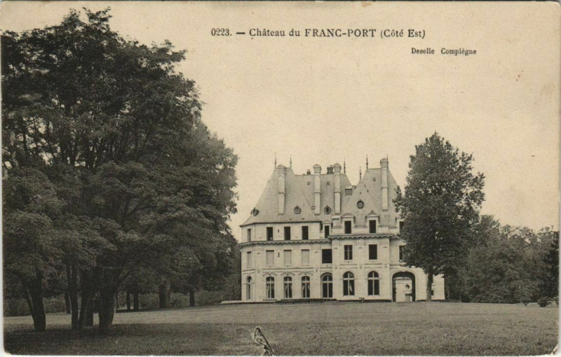 Carte postale ancienne Chateau du Franc-Port