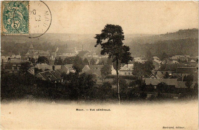 Carte postale ancienne Mouy Vue Generale France à Mouy
