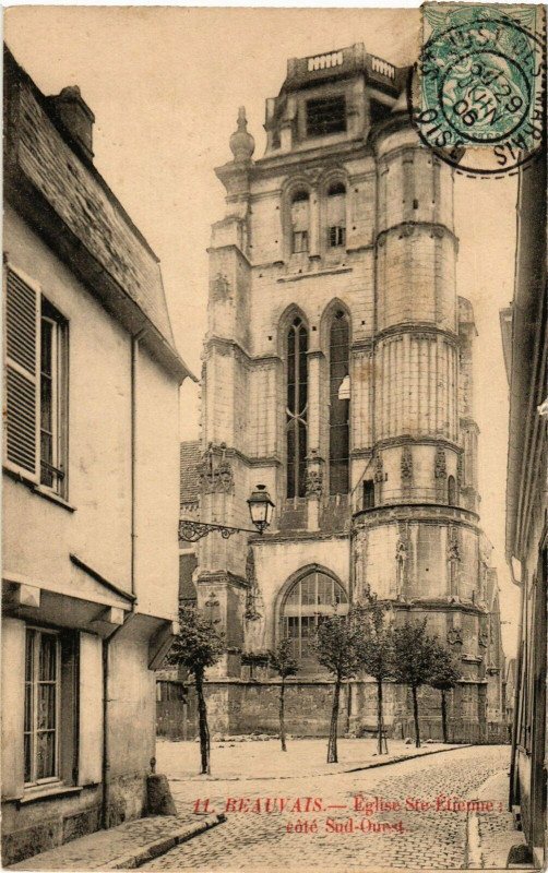 Carte postale ancienne Beauvais EgliseSainte-Etienne France à Beauvais