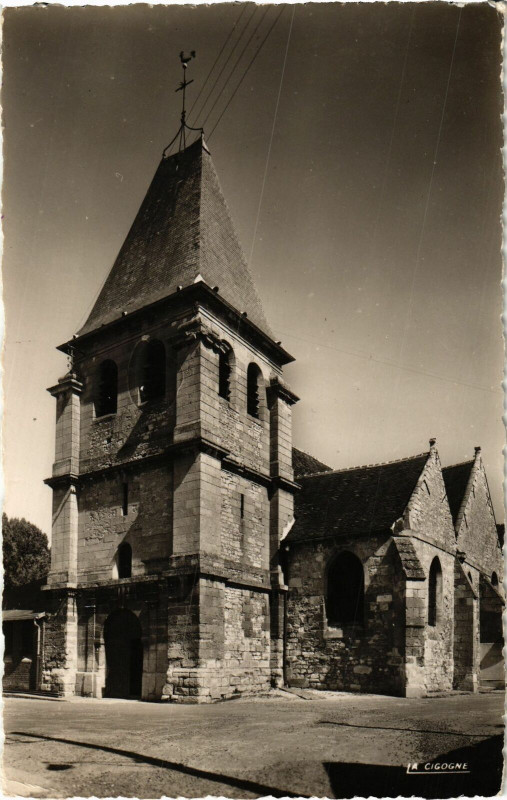 Carte postale ancienne Compiegne Eglise Saint-Germain France à Compiègne
