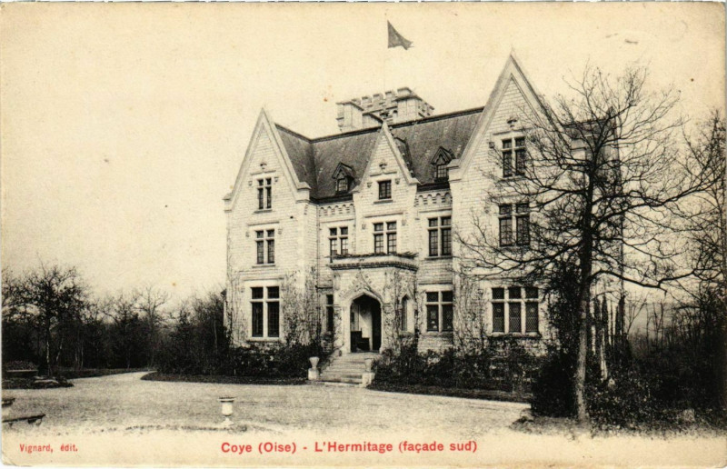 Carte postale ancienne Coye-la-Foret - L'Hermitage - Facade Sud à Coye-la-Forêt