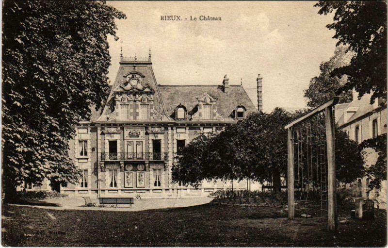 Carte postale ancienne Rieux - Le Chateau à Rieux
