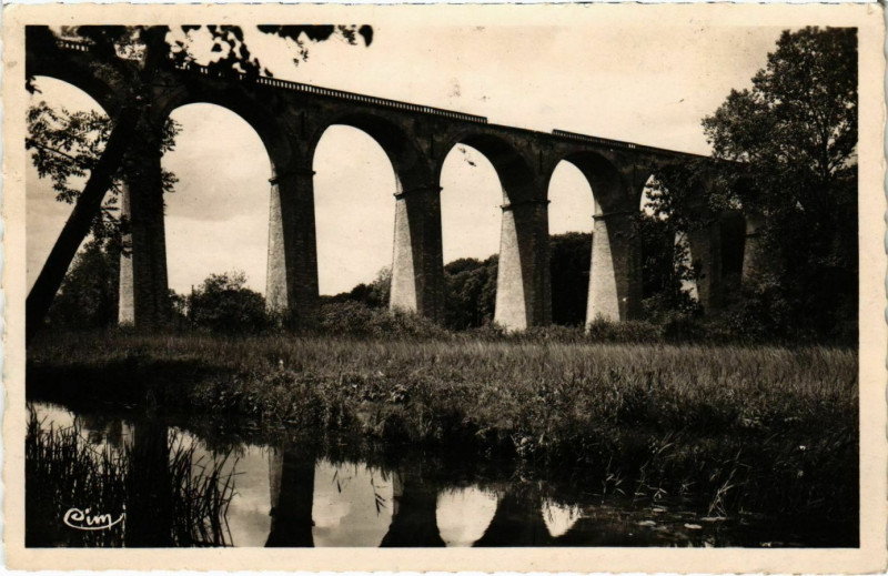 Carte postale ancienne Coye-la-Foret - Viaducde la Reine-Blanche à Coye-la-Forêt