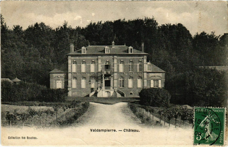 Carte postale ancienne Valdampierre - Chateau à Valdampierre