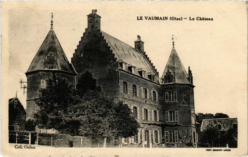 Carte postale ancienne Le Vaumain - Le Chateau au Vaumain
