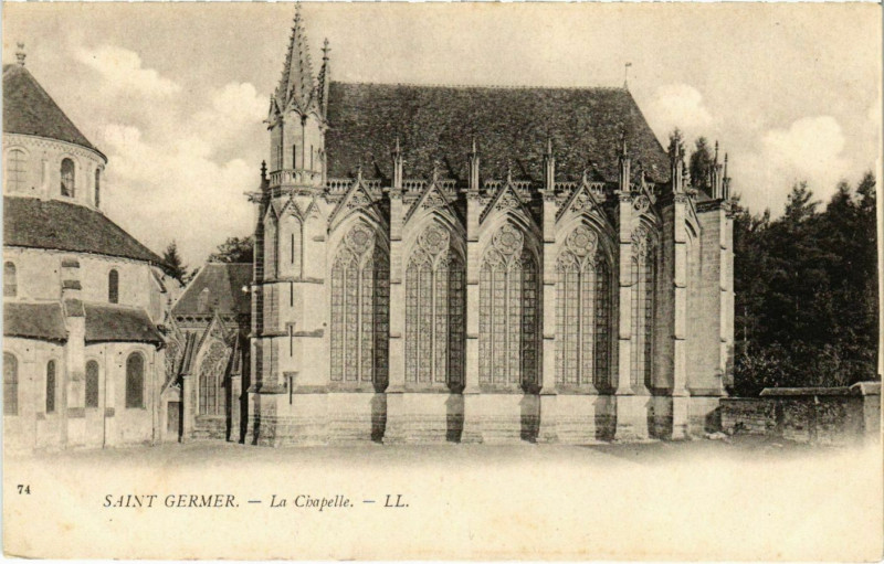 Carte postale ancienne Saint-Germer-de-Fly - La Chapelle à Saint-Germer-de-Fly