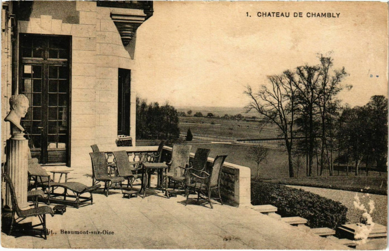 Carte postale ancienne Chateau de Chambly à Chambly