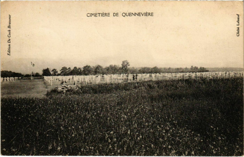 Carte postale ancienne Cimetiere de Quenneviere