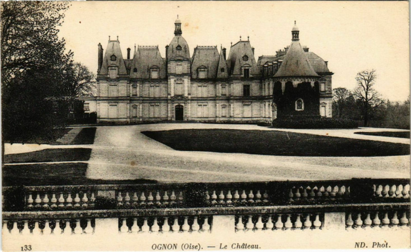 Carte postale ancienne Ognon - Le Chateau