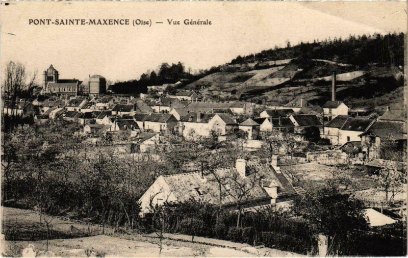 Carte postale ancienne Pont-Sainte-Maxence - Vue Generale à Pont-Sainte-Maxence