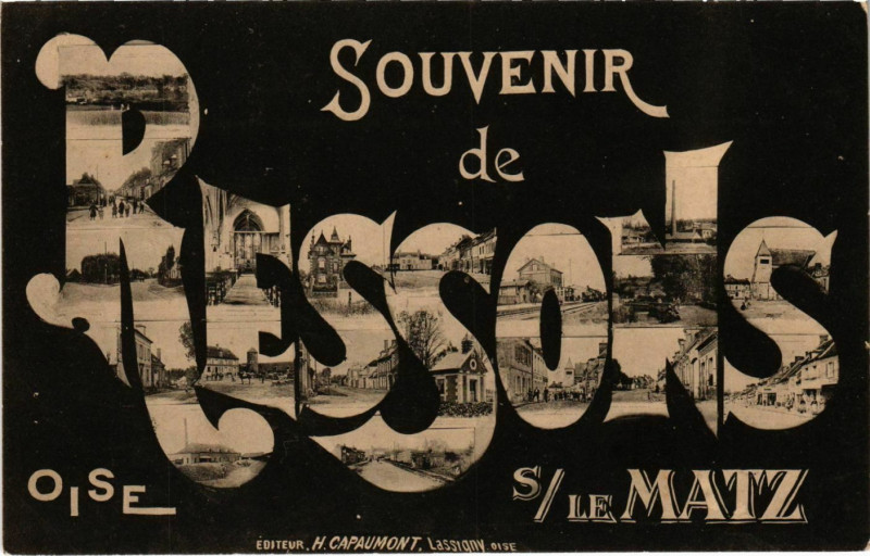 Carte postale ancienne Ressons-sur-le-Matz - Scenes