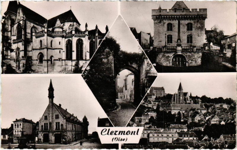 Carte postale ancienne Clermont - Scenes à Clermont
