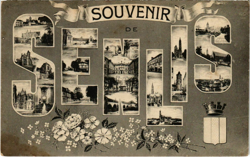 Carte postale ancienne Senlis - Scenes à Senlis