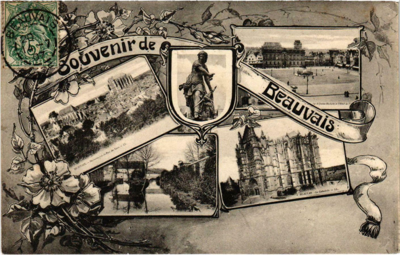 Carte postale ancienne Beauvais - Scenes à Beauvais