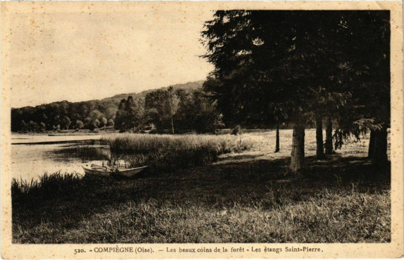 Carte postale ancienne Compiegne - Les Beaux Coins de la Foret - Les Etangs Saint-Pierre à Compiègne