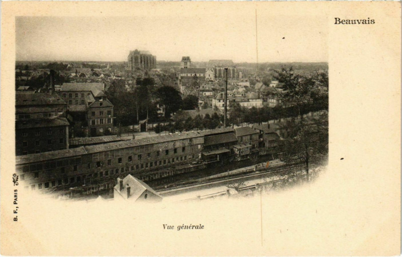 Carte postale ancienne Beauvais - Vue Generale à Beauvais