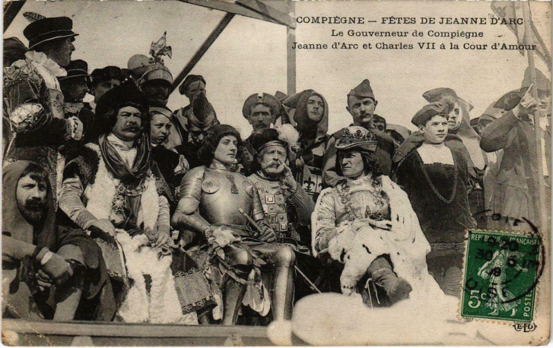 Carte postale ancienne Compiegne - Fetes de Jeanne d'Arc - Le Gouverneur de Compiegne à Compiègne