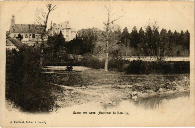Carte postale ancienne Saron sur Aube France