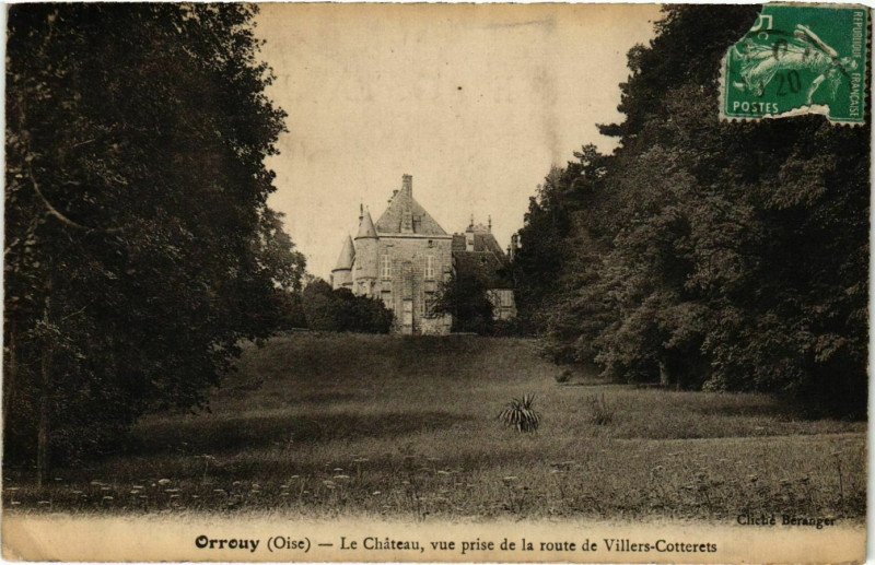 Carte postale ancienne Orrouy- Le Chateau France à Orrouy