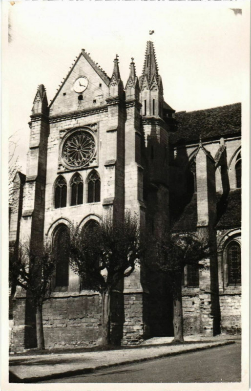 Carte postale ancienne Bury- Eglise France à Bury