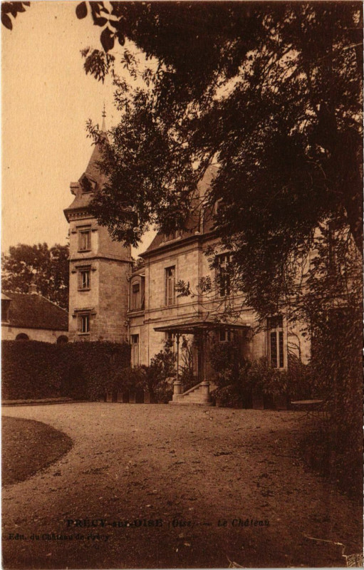 Carte postale ancienne Precy sur Oise- Le Chateau France à Précy-sur-Oise