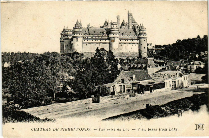 Carte postale ancienne Pierrefonds- Le Chateau France à Pierrefonds