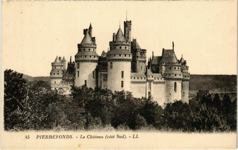 Carte postale ancienne Pierrefonds- Le Chateau France à Pierrefonds