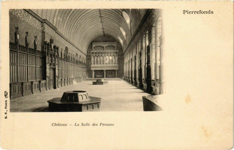 Carte postale ancienne Pierrefonds- Le Chateau France à Pierrefonds