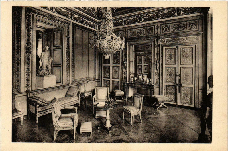 Carte postale ancienne Compiegne- Chateau, Salon du Roi de Rome France à Compiègne