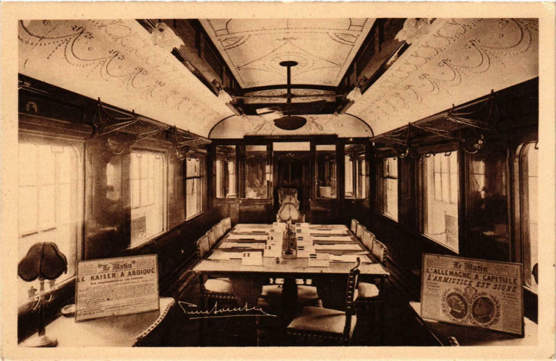 Carte postale ancienne Compiegne- La Foret, Clairiere de l'Armistice France à Compiègne
