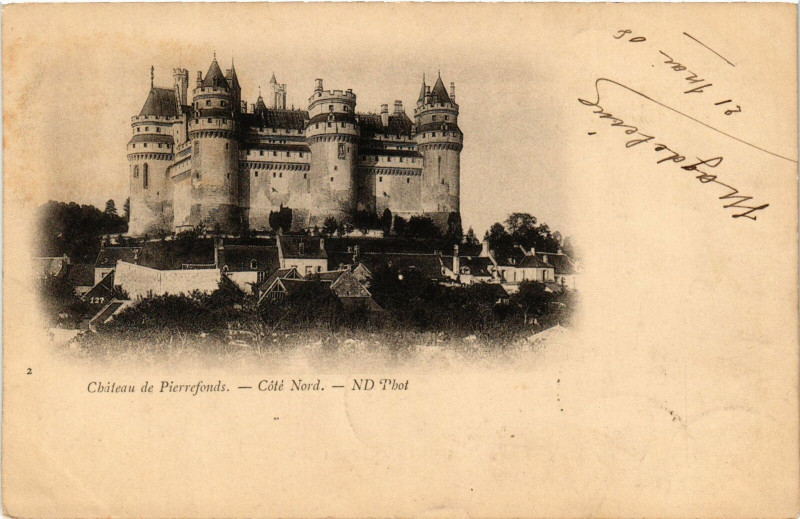Carte postale ancienne Compiegne- Le Chateau France à Compiègne