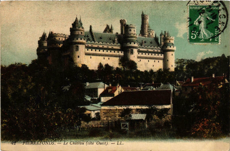Carte postale ancienne Compiegne- Le Chateau France à Compiègne