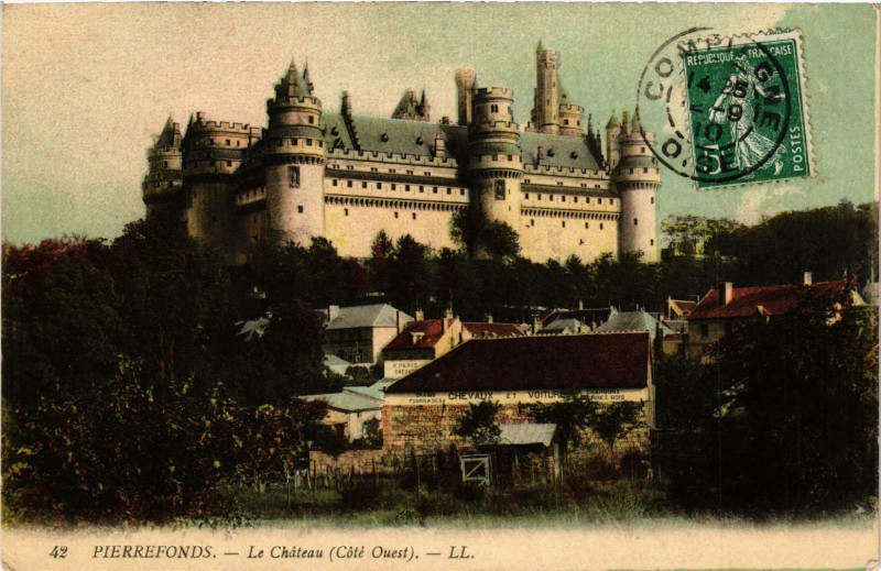 Carte postale ancienne Compiegne- Le Chateau France à Compiègne