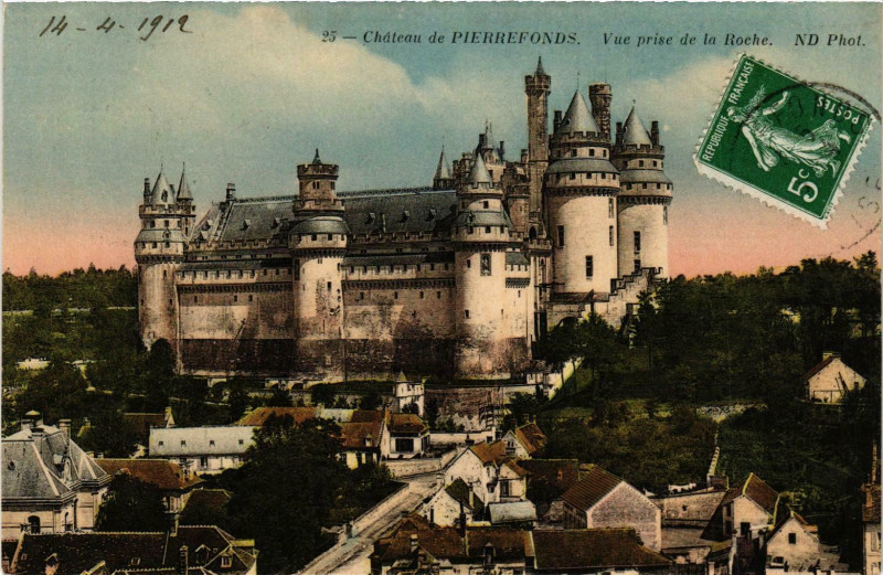 Carte postale ancienne Compiegne- Le Chateau France à Compiègne