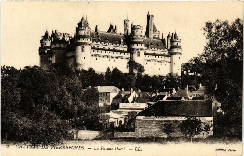 Carte postale ancienne Compiegne- Le Chateau France à Compiègne
