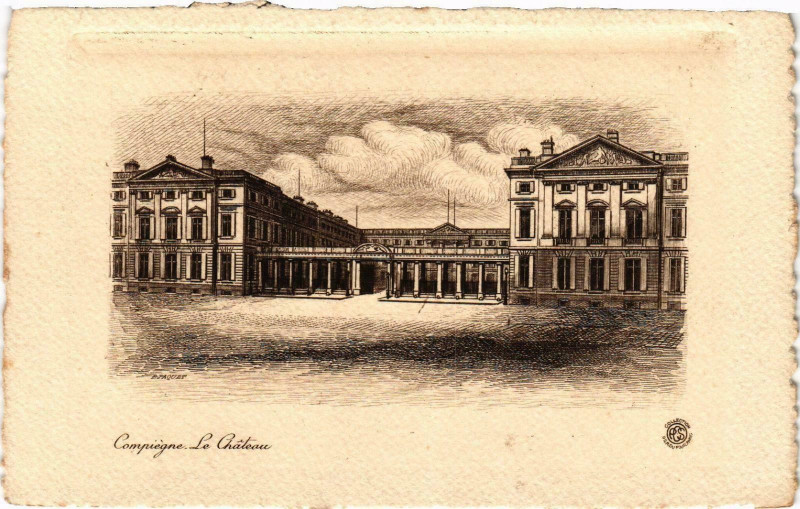 Carte postale ancienne Compiegne- Le Chateau France à Compiègne
