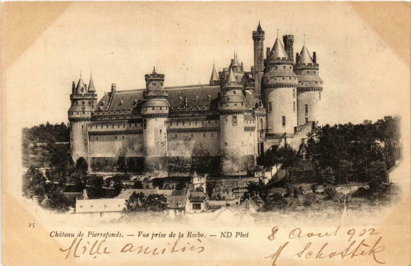 Carte postale ancienne Compiegne- Le Chateau France à Compiègne