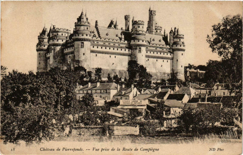 Carte postale ancienne Compiegne- Le Chateau France à Compiègne