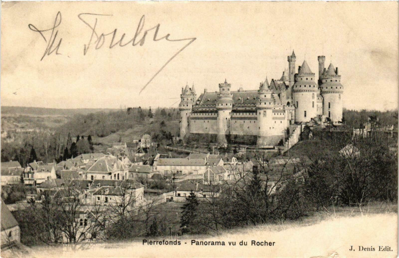 Carte postale ancienne Compiegne- Panorama France à Compiègne