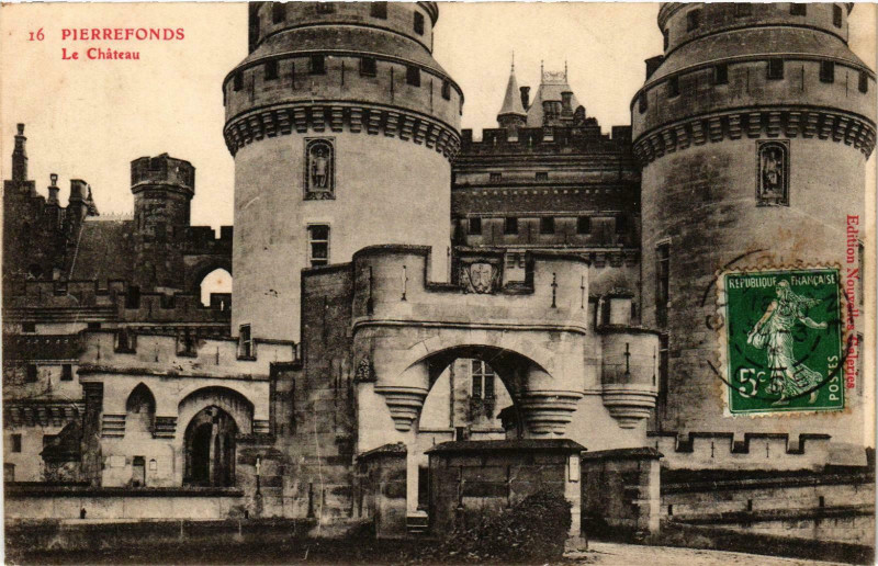 Carte postale ancienne Compiegne- Le Chateau France à Compiègne