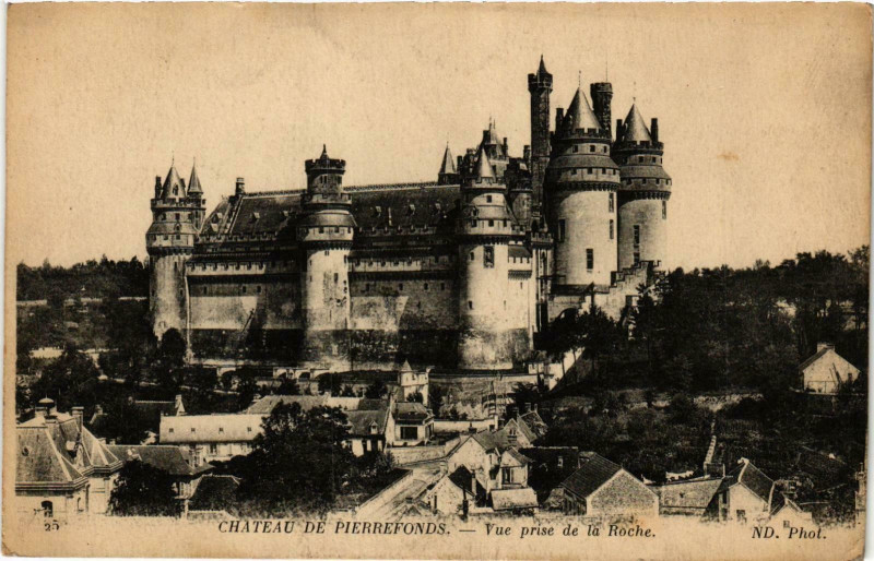 Carte postale ancienne Compiegne- Le Chateau France à Compiègne
