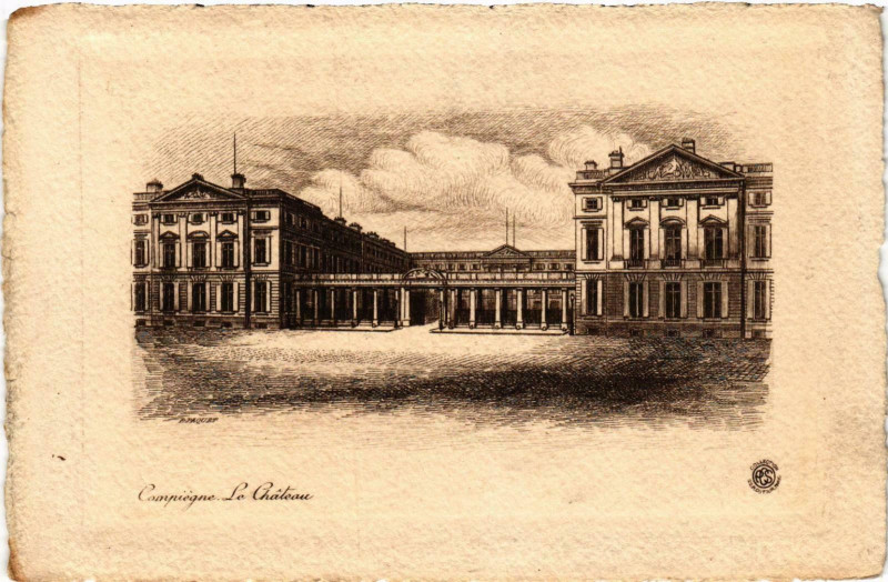 Carte postale ancienne Compiegne- Le Chateau France à Compiègne
