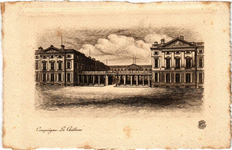 Carte postale ancienne Compiegne- Le Chateau France à Compiègne