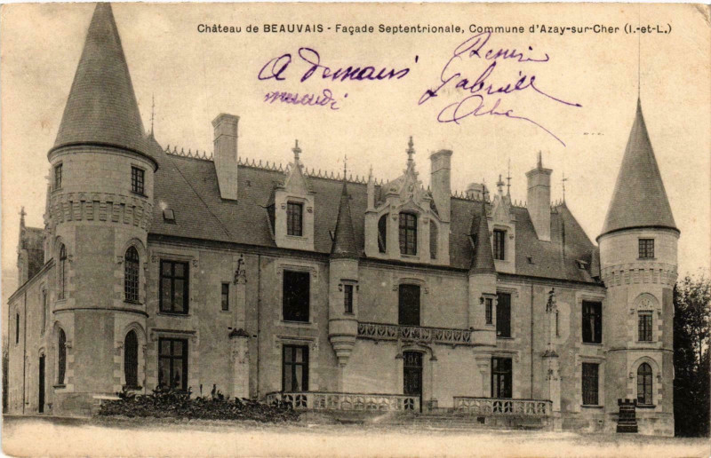 Carte postale ancienne Beauvais- Chateau France à Beauvais