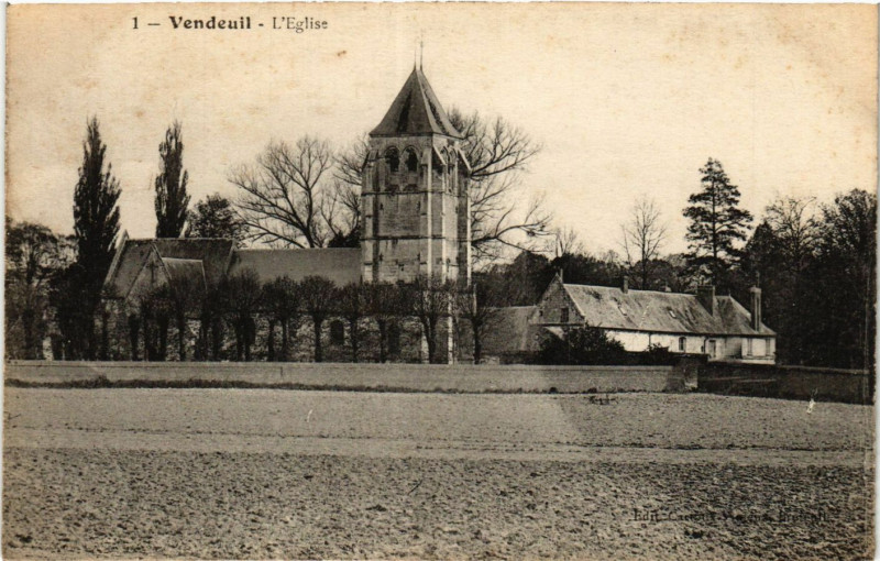 Carte postale ancienne Vendeuil-L'Eglise